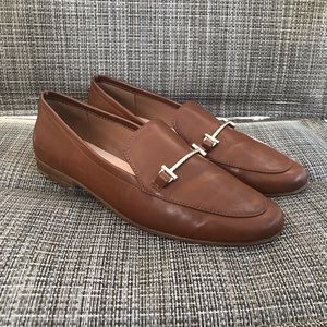 ALDO size 6 leather loafers like new condition